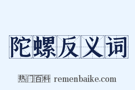 陀螺反义词是什么意思的图片